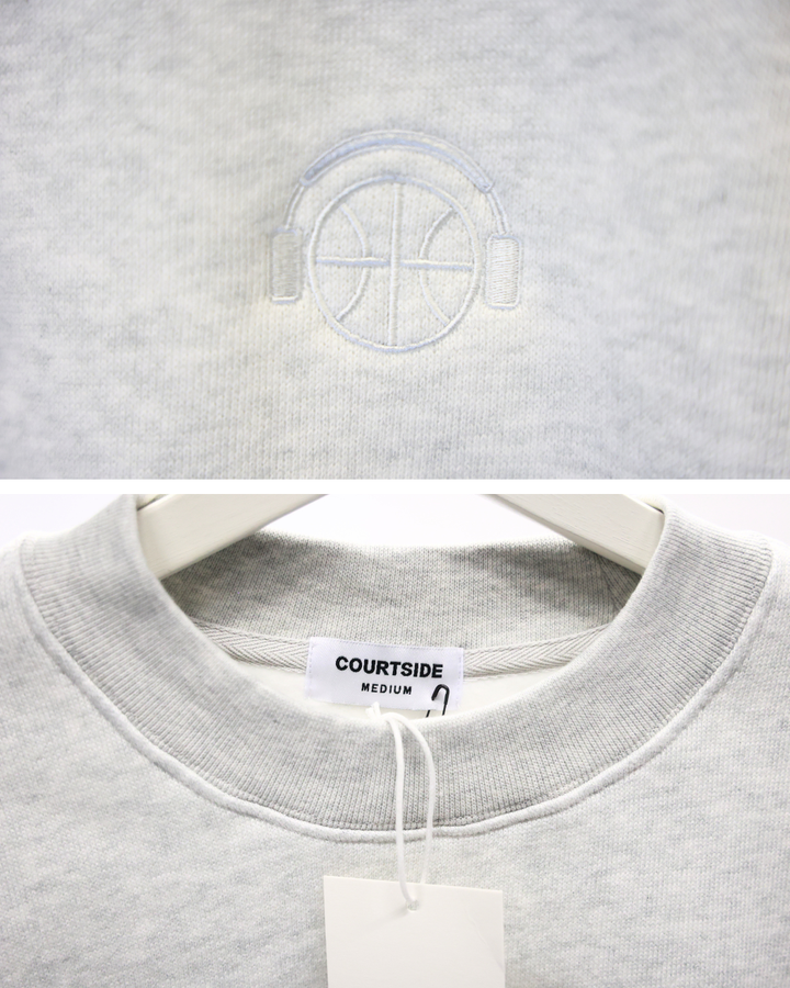 Courtside Crewneck — Transparent