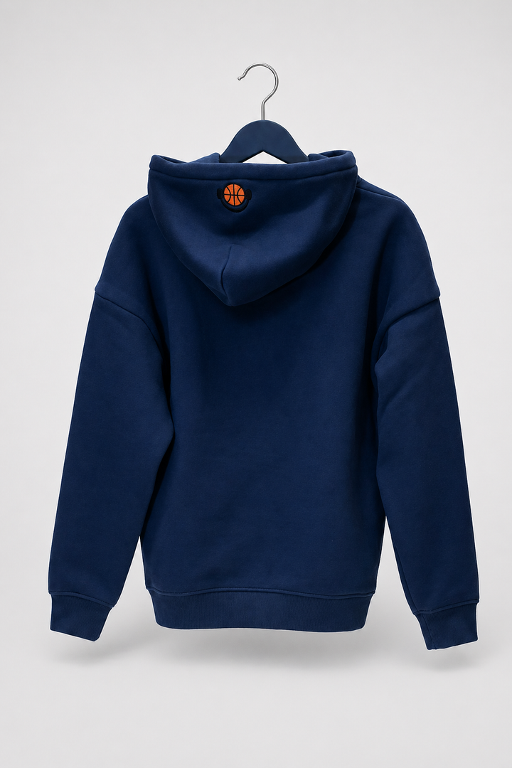 Courtside Heavyweight Hoodie — Navy