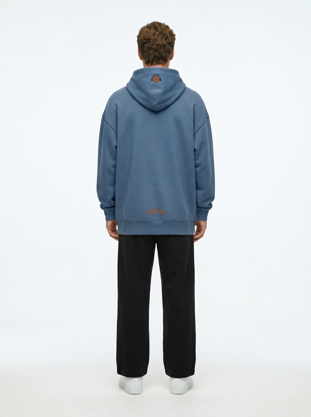 Courtside Heavyweight Hoodie — Navy