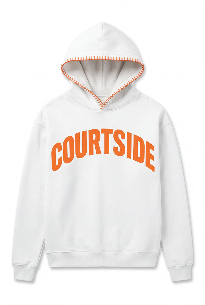 Courtside Heavyweight Hoodie — Cream