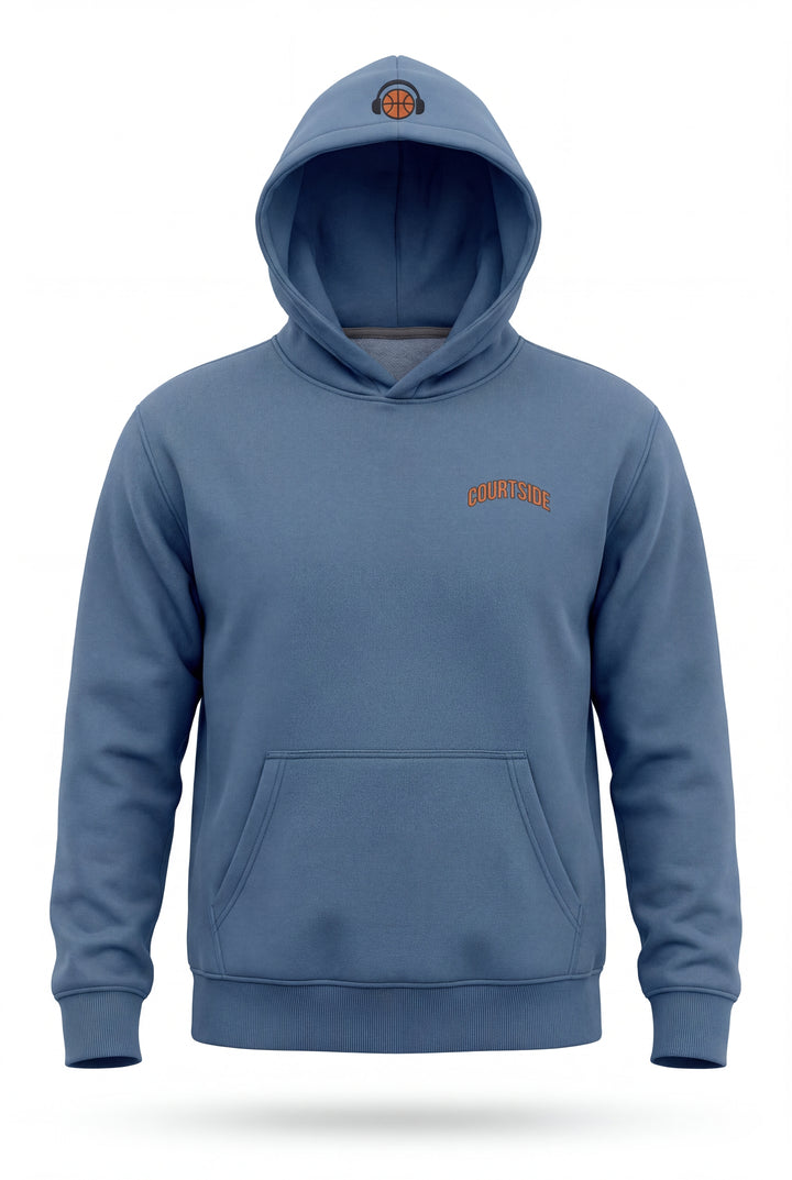 Courtside Heavyweight Hoodie — Navy