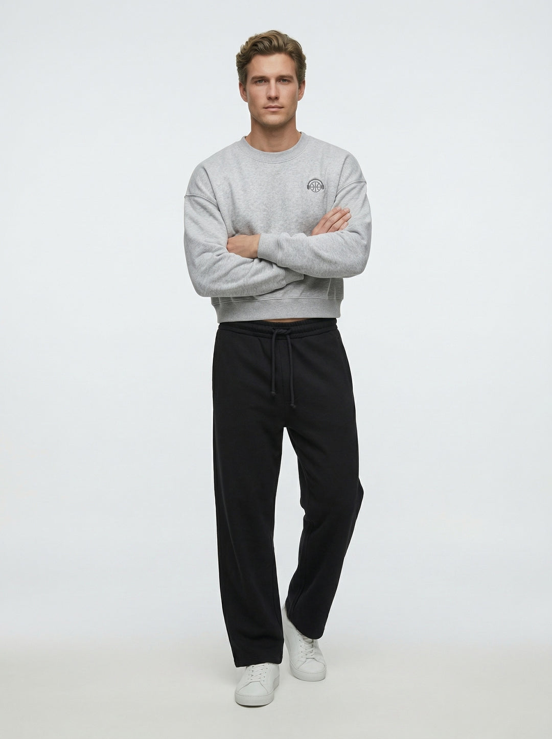 Courtside Crewneck — Transparent